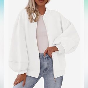 NEW OVERSIZED SWEATSHIRT BOMBER JACKET💝